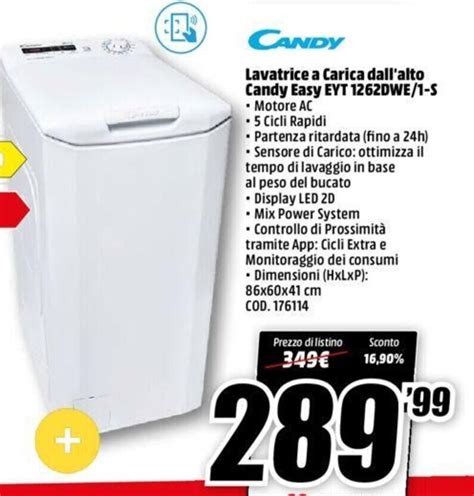 mediaworld lavatrice